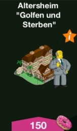 Altersheim Golfen und Sterben