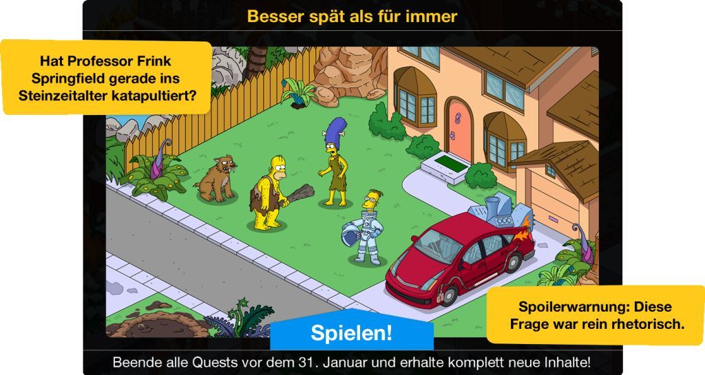 Besser spät als für immer Event