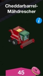 Cheddarbarrel Maehdrescher