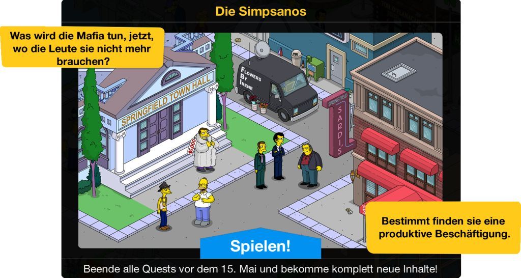 Die Simpsanos Beginn