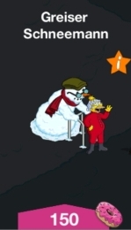 Greiser Schneemann