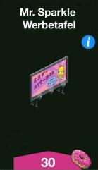 Mr. Sparkle Werbetafel