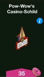 Pow Wows Casino Schild