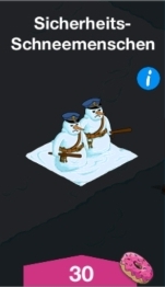 Sicherheits Schneemenschen