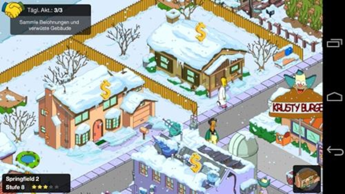 Kostenlose Donuts in Die Simpsons Tapped Out